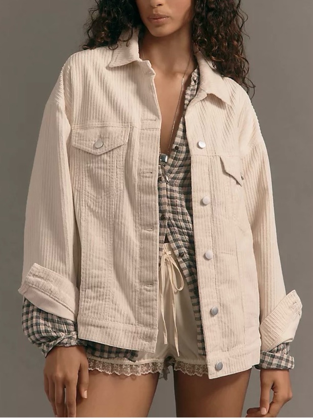 Pilcro The Weston Corduroy Boyfriend Jacket